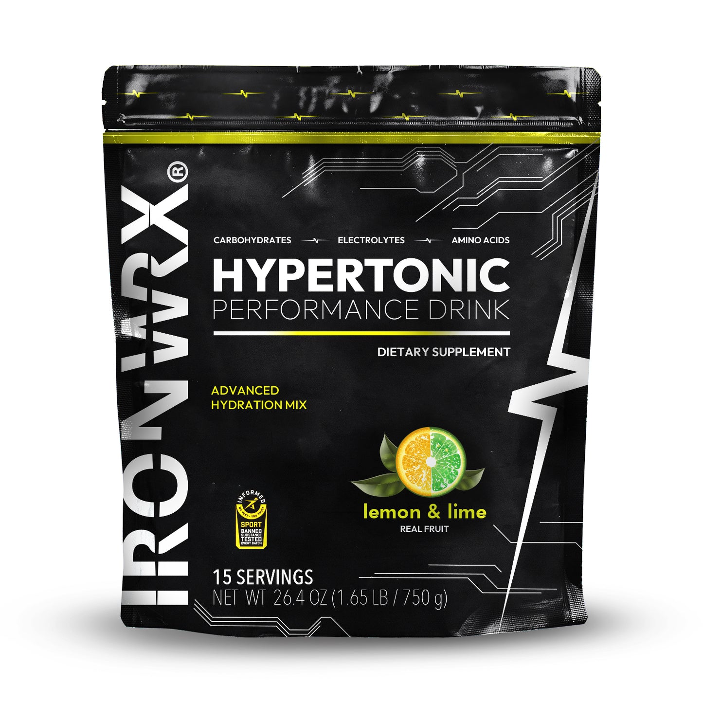 IRONWRX Hypertonic Performance Drink Mix
