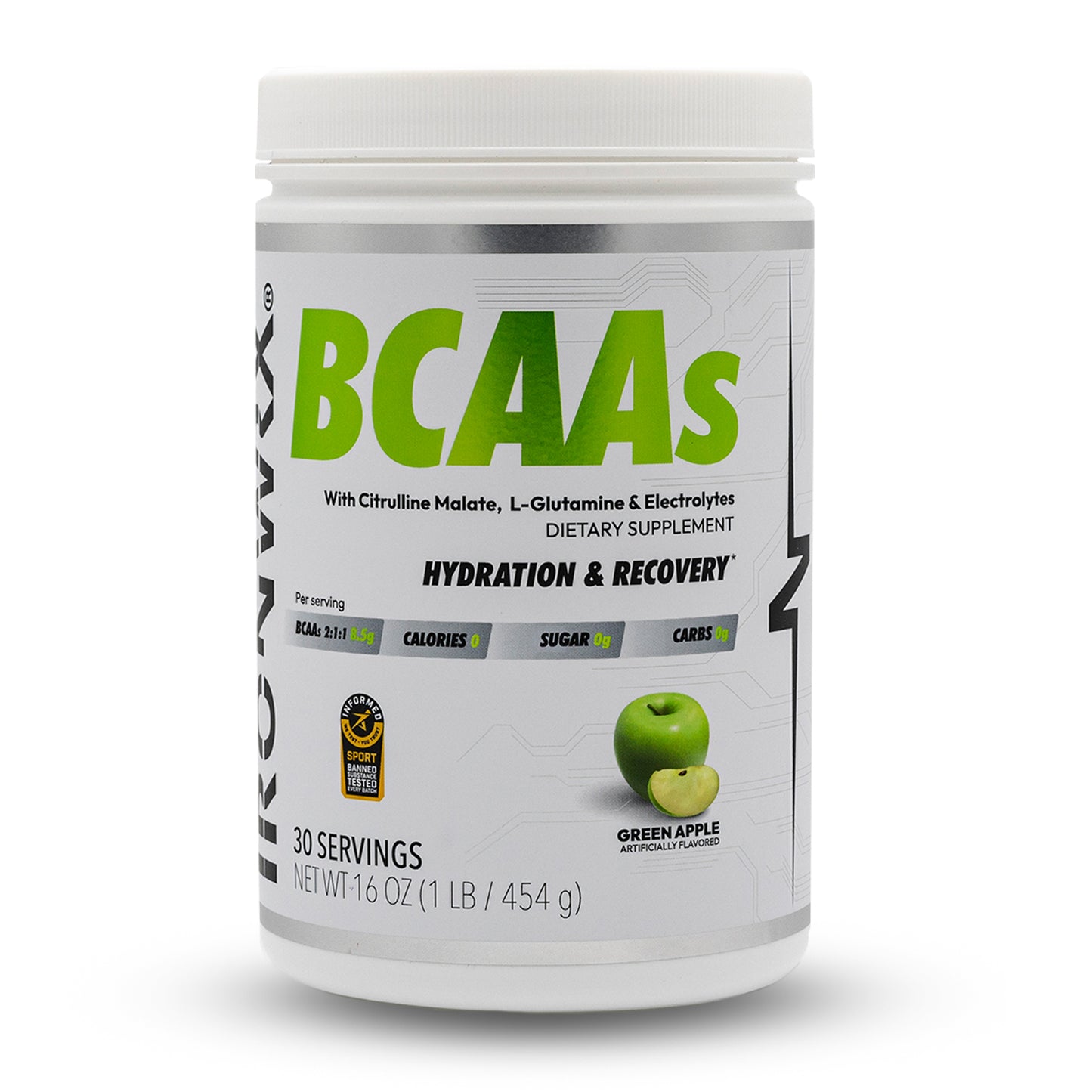 IRONWRX BCAAs with L-Glutamine & Citrulline Malate