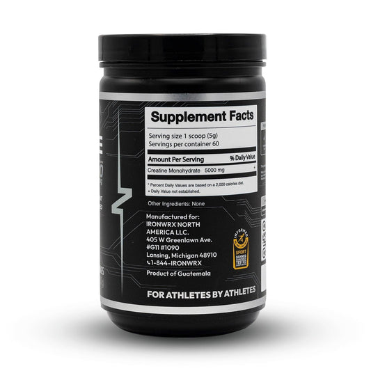 IRONWRX Creatine Monohydrate - Ironwrx