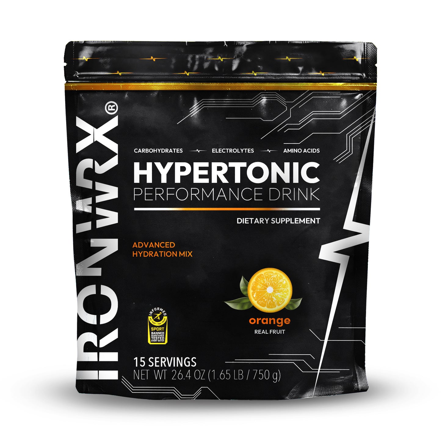 IRONWRX Hypertonic Performance Drink Mix
