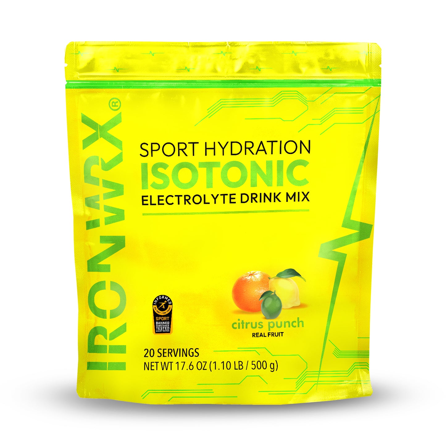 IRONWRX Isotonic Electrolyte Drink Mix