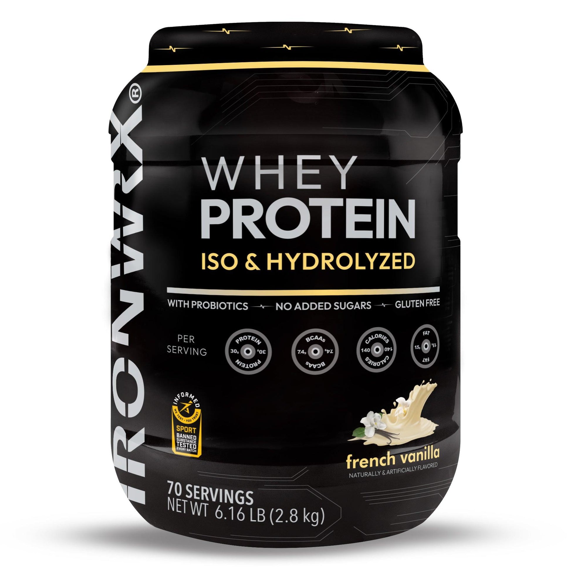 IRONWRX Whey Protein Iso and Hydrolyzed - Ironwrx