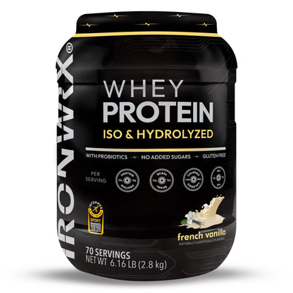 IRONWRX Whey Protein Iso and Hydrolyzed