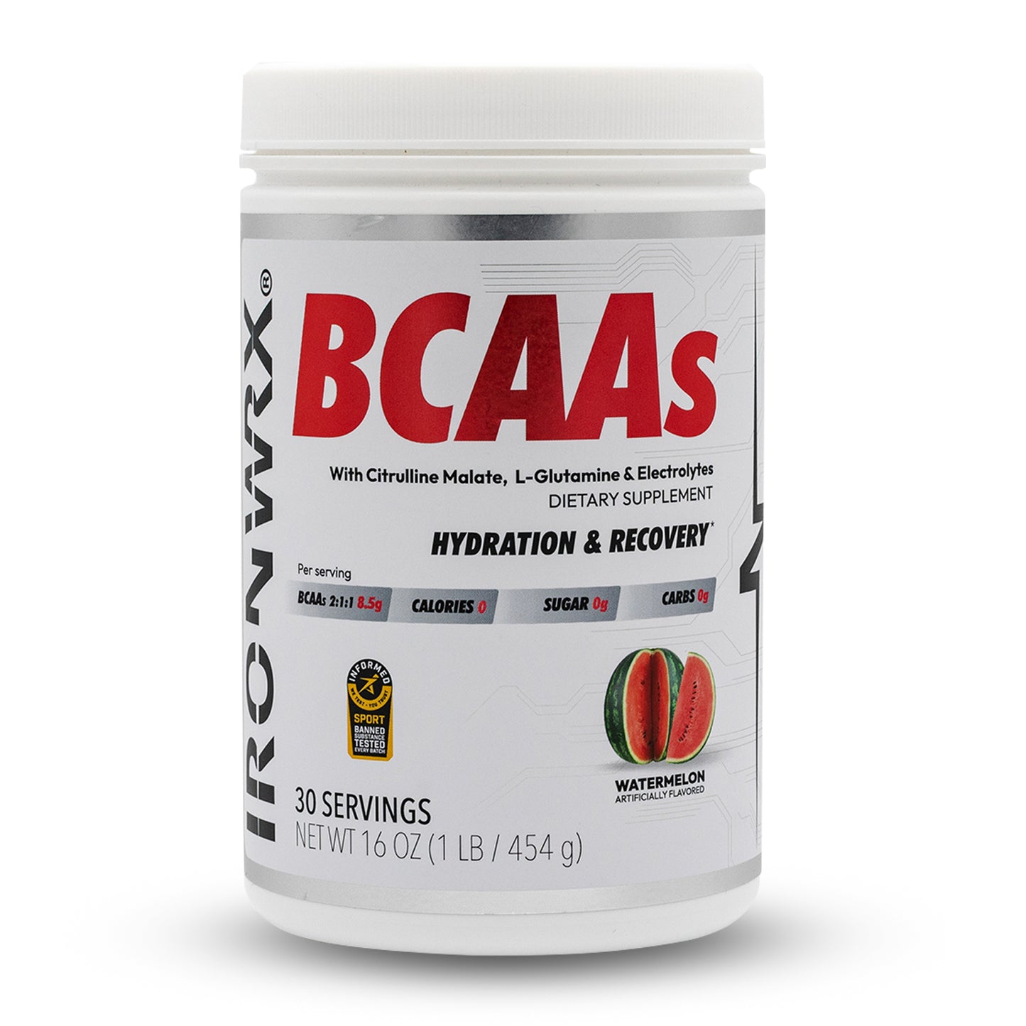 IRONWRX BCAAs with L-Glutamine & Citrulline Malate
