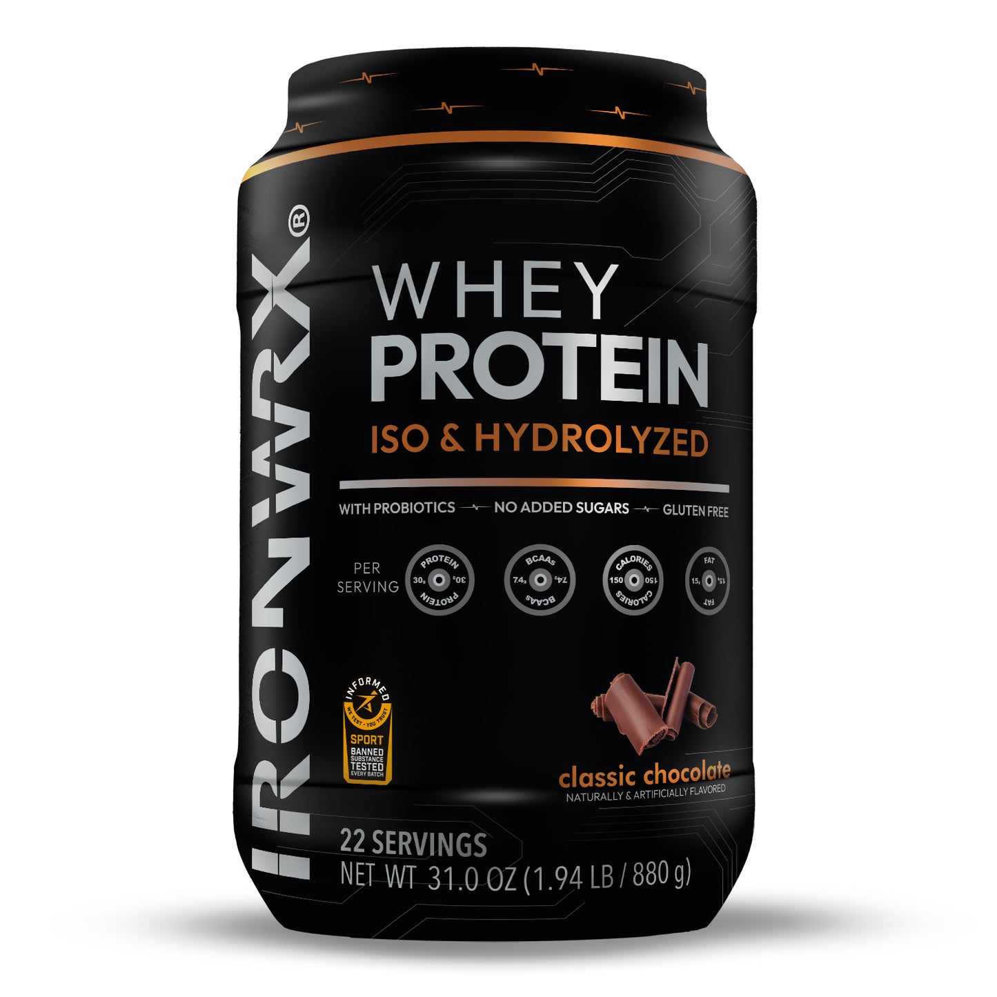 IRONWRX Whey Protein Iso and Hydrolyzed