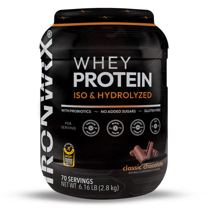 IRONWRX Whey Protein Iso and Hydrolyzed