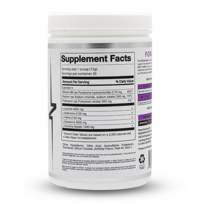 IRONWRX BCAAs with L-Glutamine & Citrulline Malate