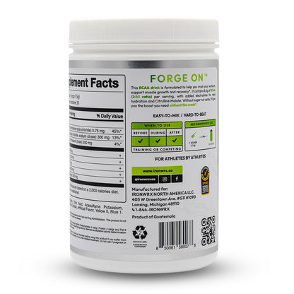 IRONWRX BCAAs with L-Glutamine & Citrulline Malate