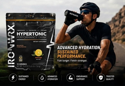 Hypertonic Performance Hydration Drink Mix – Electrolytes, Carbs, Amino Acids | IRONWRX