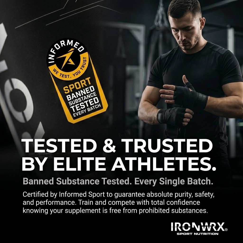 Creatine Monohydrate Powder – 5g Pure Creatine per Scoop, Zero Sugar | IRONWRX