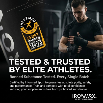 Creatine Monohydrate Powder – 5g Pure Creatine per Scoop, Zero Sugar | IRONWRX