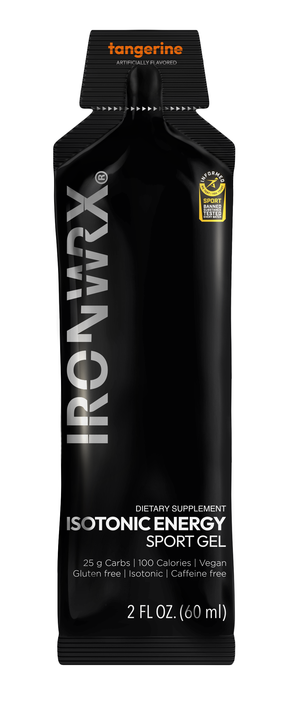 Isotonic Energy Gels, Single-Serve – Fast Fuel for Endurance & Race Performance with Electrolytes, Carbs, Vitamin C | IRONWRX