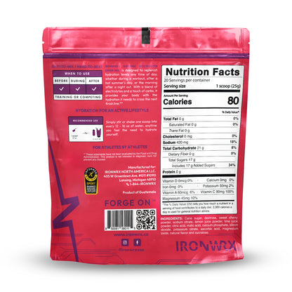 IRONWRX Isotonic Electrolyte Drink Mix