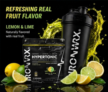 Hypertonic Performance Hydration Drink Mix – Electrolytes, Carbs, Amino Acids | IRONWRX