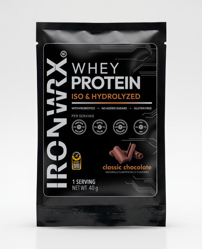 100% Hydrolyzed Whey Protein Isolate – 30g Protein, 7.4g BCAAs, Easy Digestion | IRONWRX