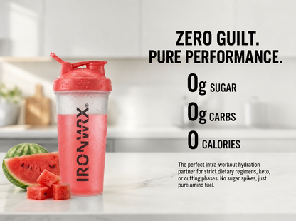 BCAA Powder with L-Glutamine & Citrulline Malate – 8.5g BCAAs, Zero Sugar | IRONWRX